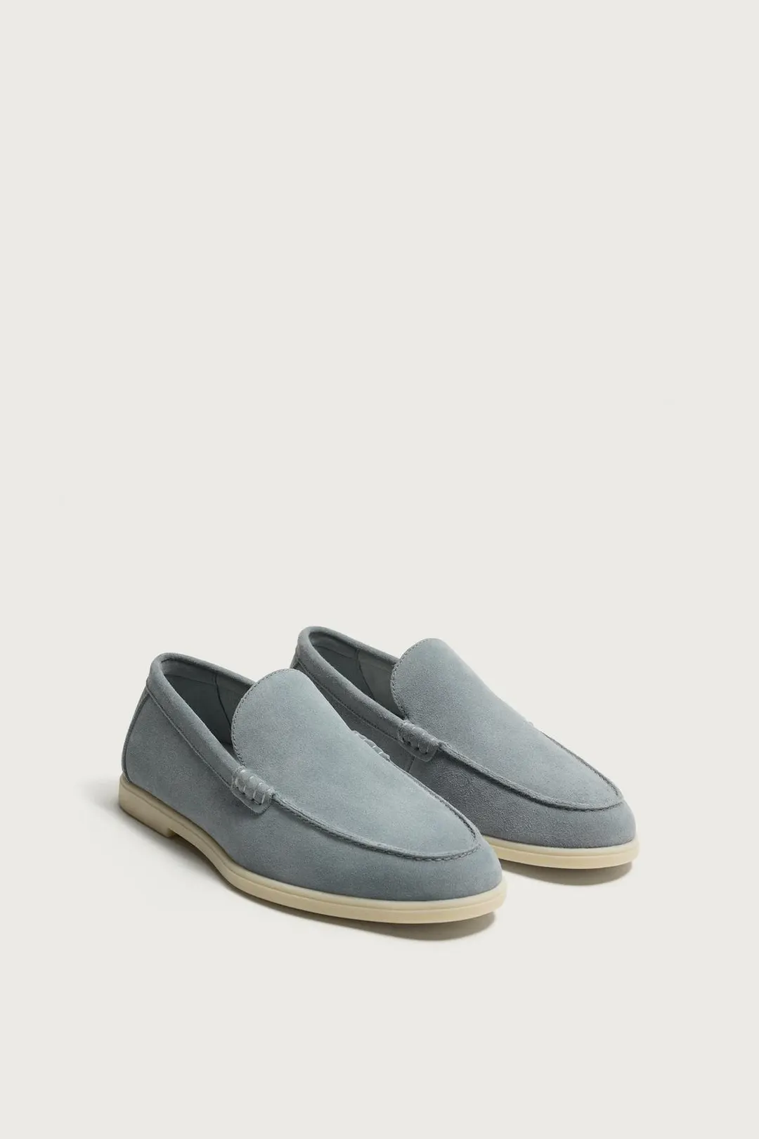 Повседневные кожаные лоферы, Zara