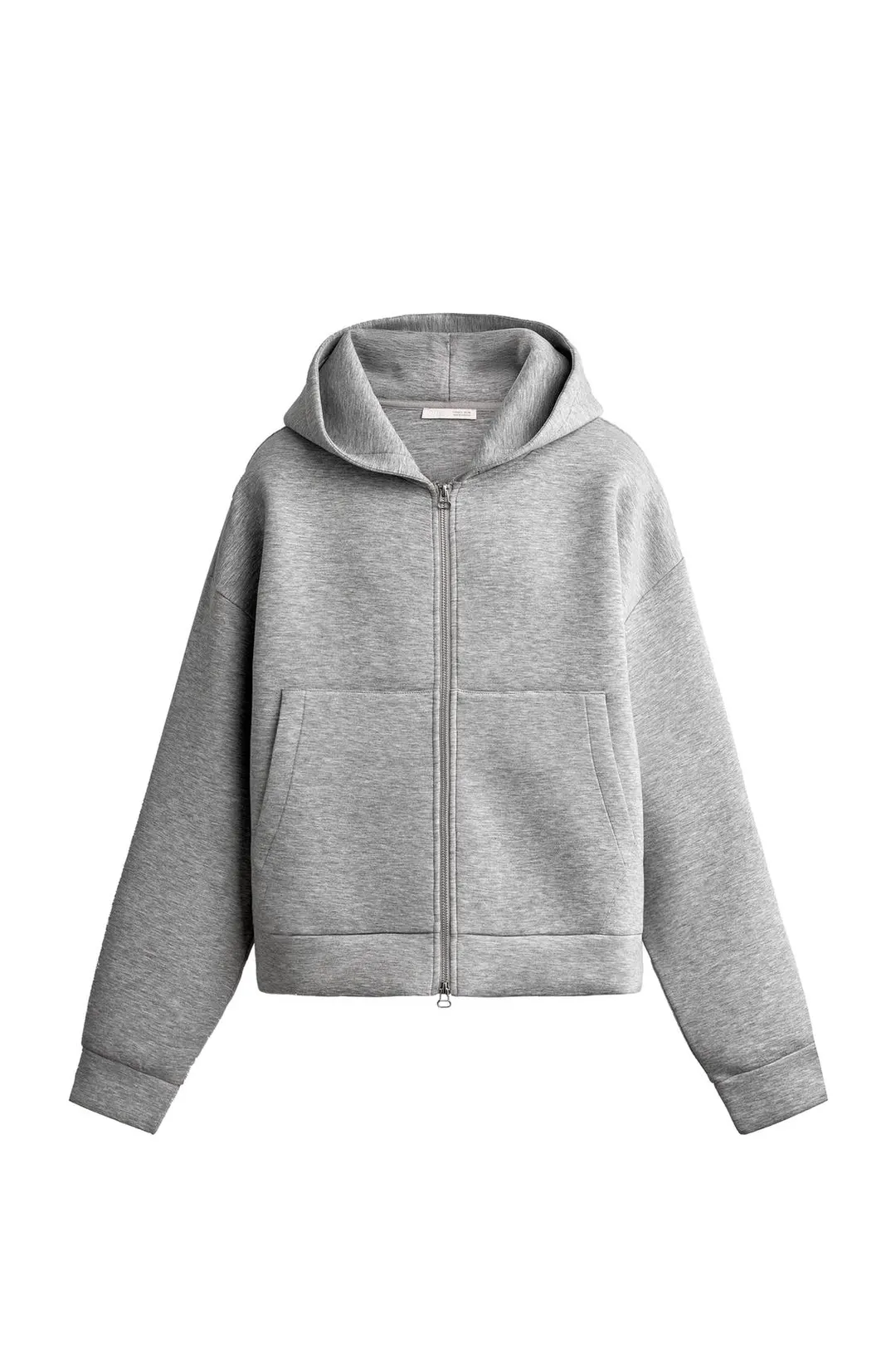Толстовка из технологичной ткани с капюшоном на молнии, Zara