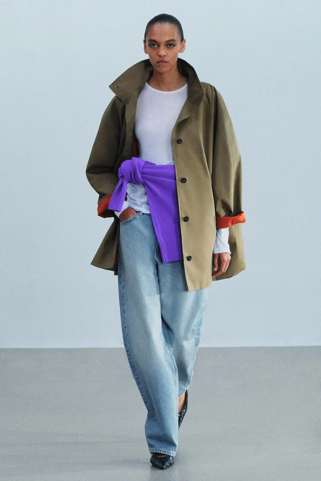 Водоотталкивающая куртка-баллон ZW Collection, Zara