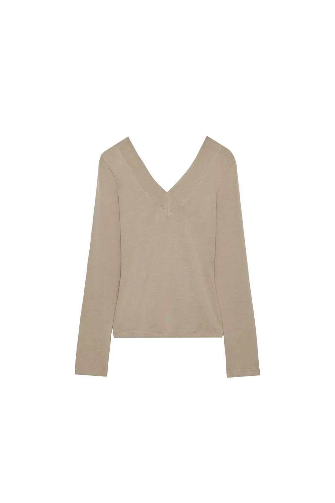 Футболка с V-образным вырезом, Zara