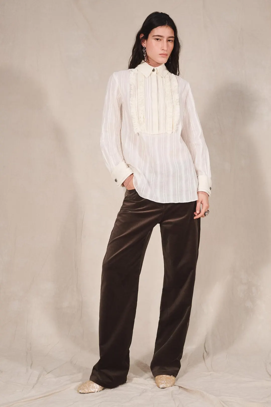 Мюли декорированные бусинами на каблуке Limited Edition, Zara