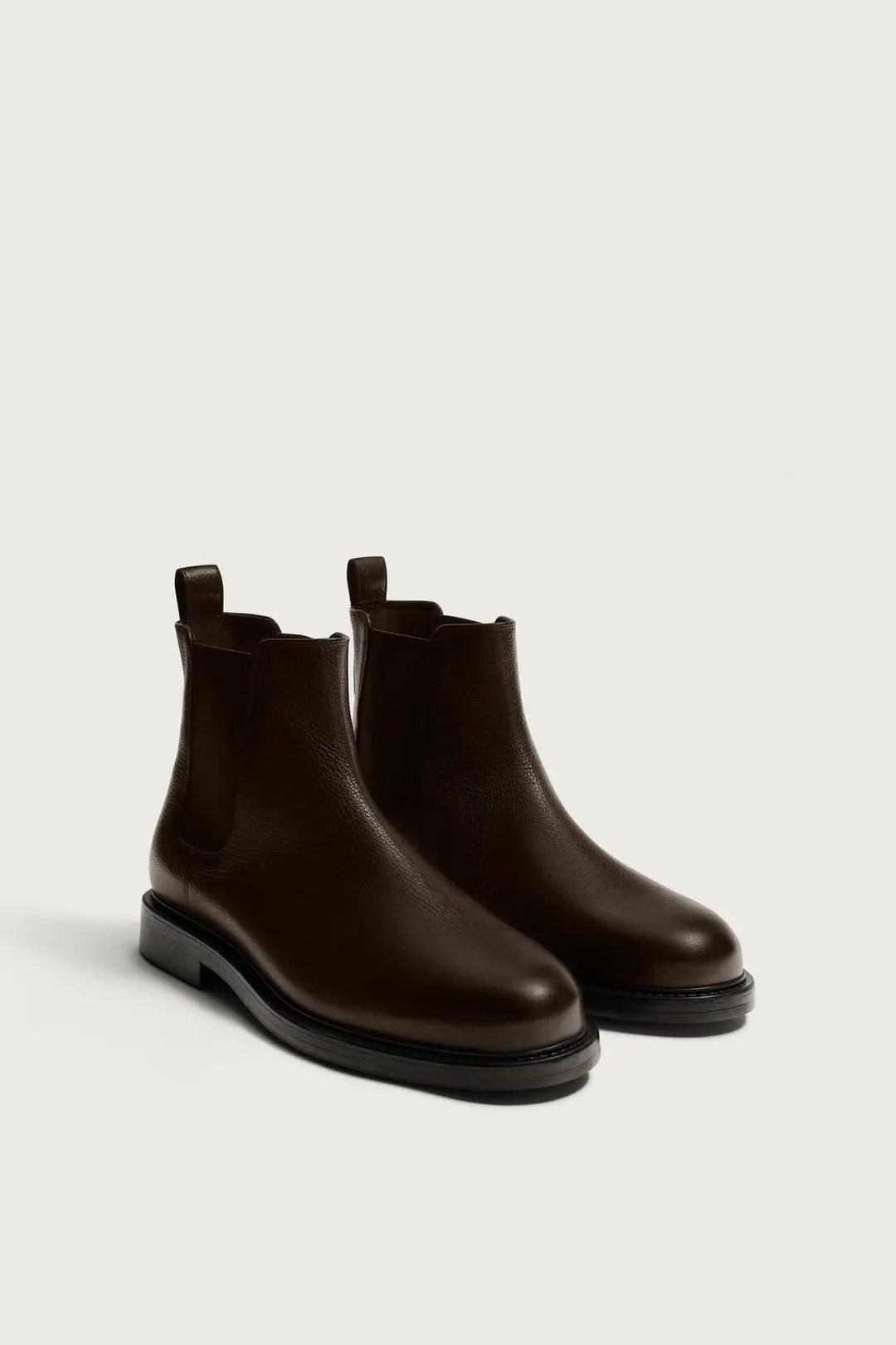 Ботинки челси из кожи, Zara