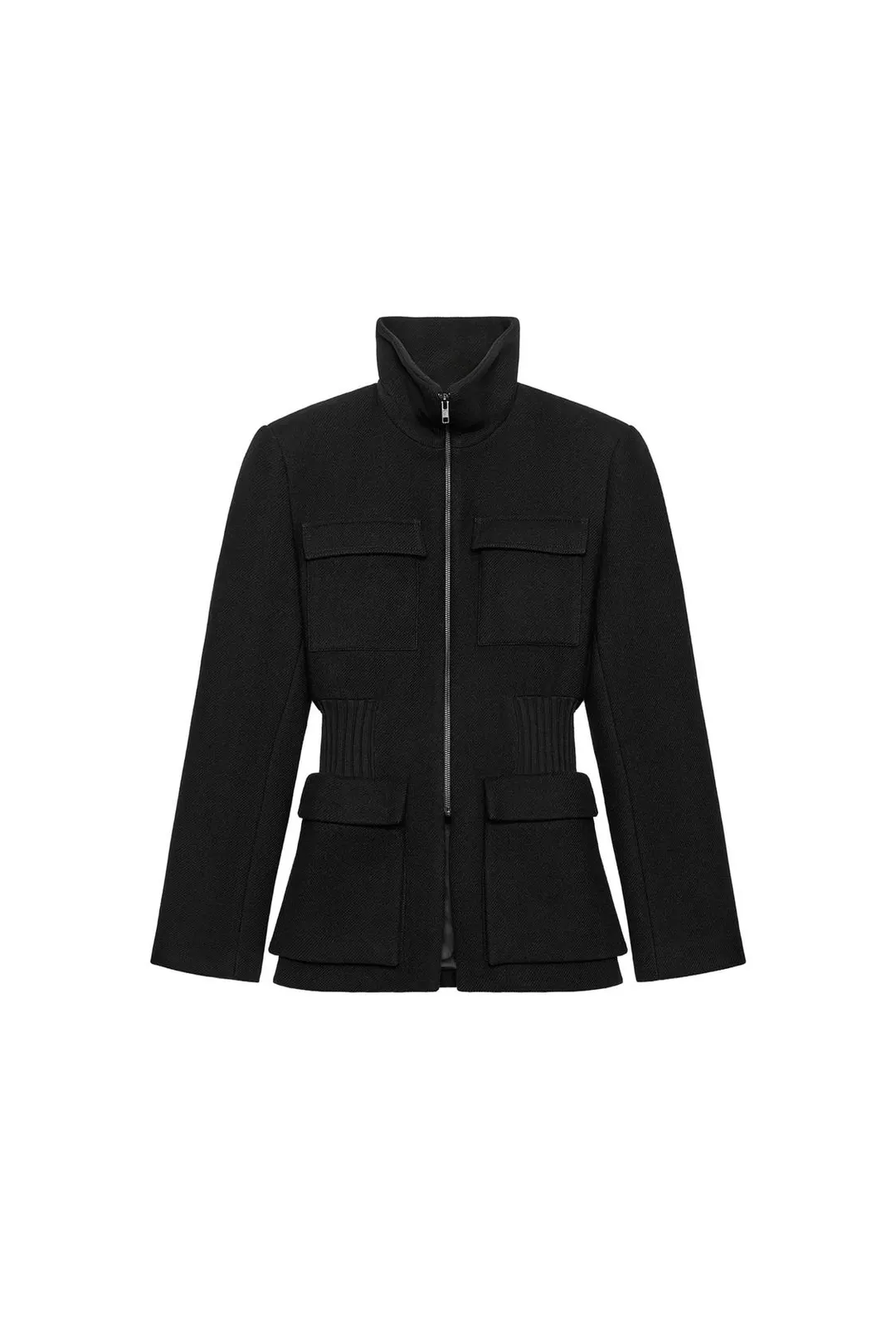 Жакет из смесовой шерсти с подплечниками ZW Collection, Zara