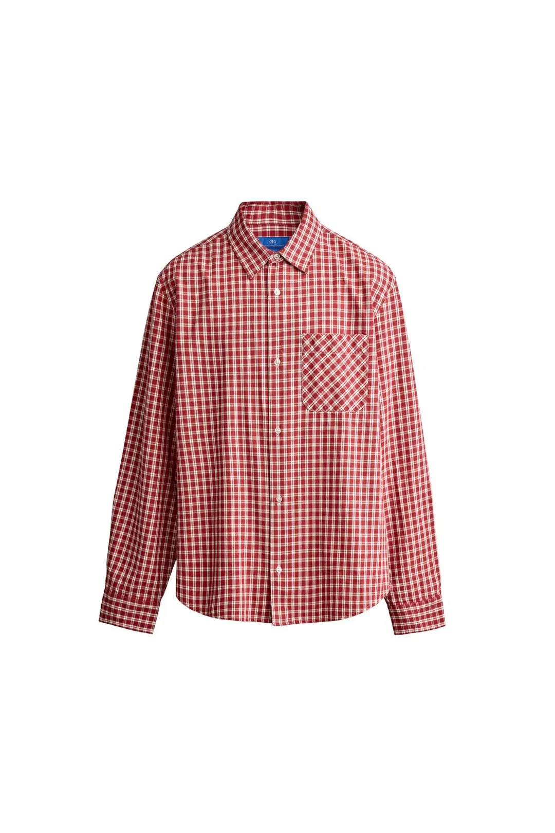Рубашка из клетчатой саржи AARON LEVINE X ZARA, Zara