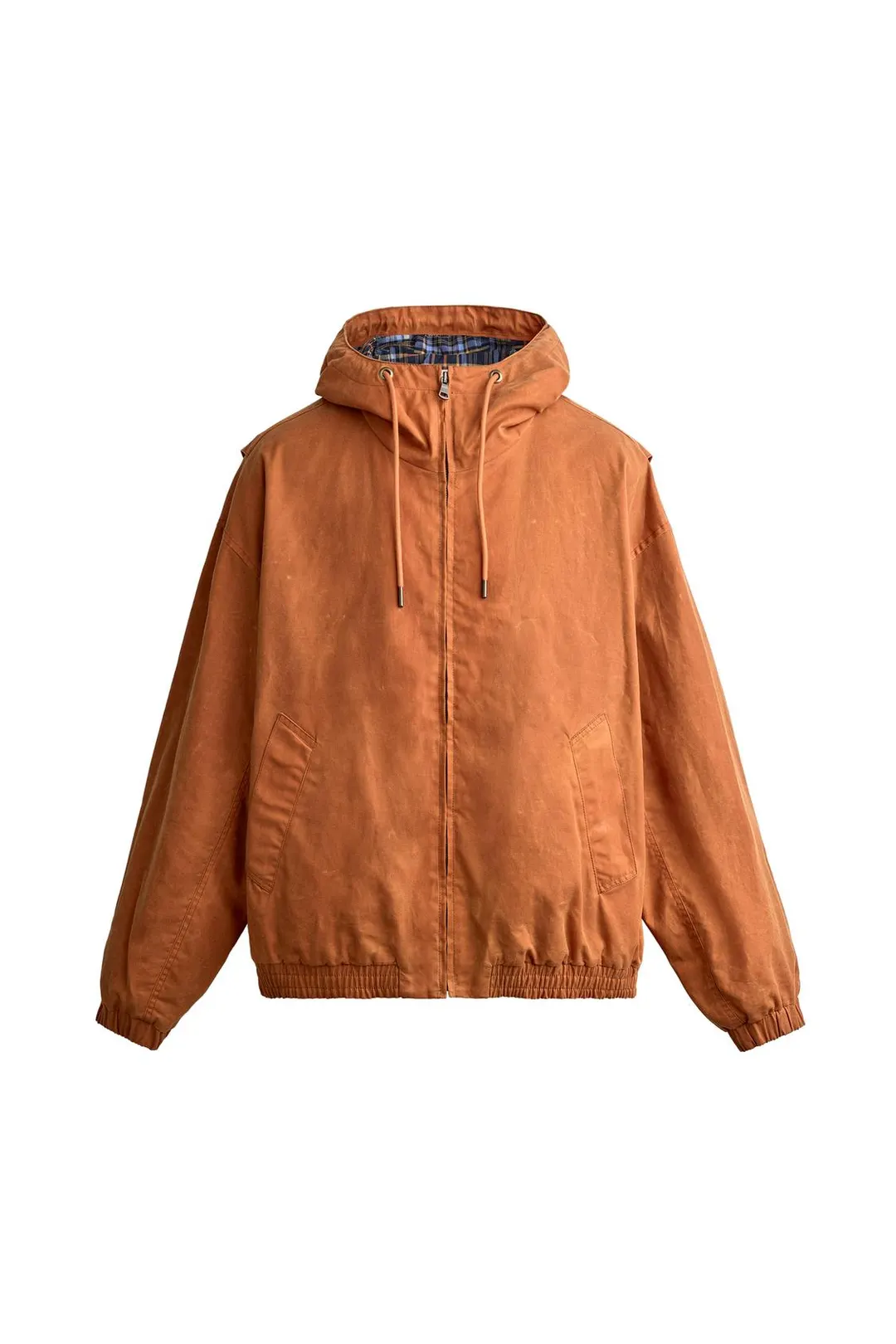Куртка свободного кроя с вощеным эффектом, Zara