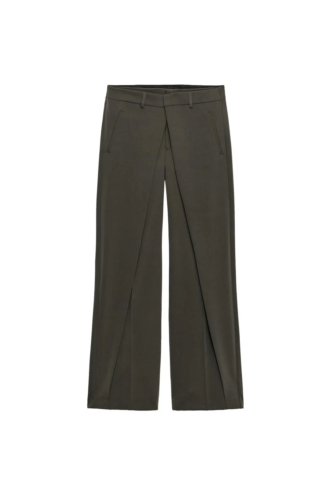 Брюки ZW Collection с защипами спереди, Zara