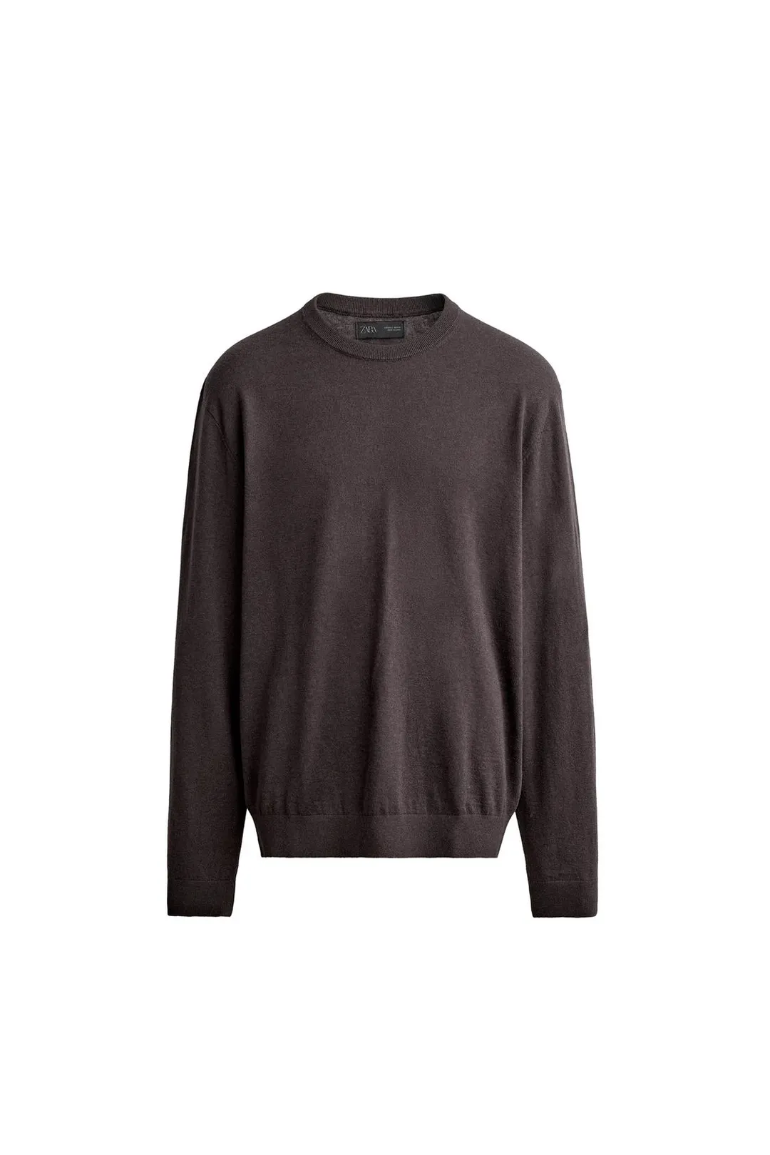 Джемпер прямого кроя из хлопка и кашемира, Zara