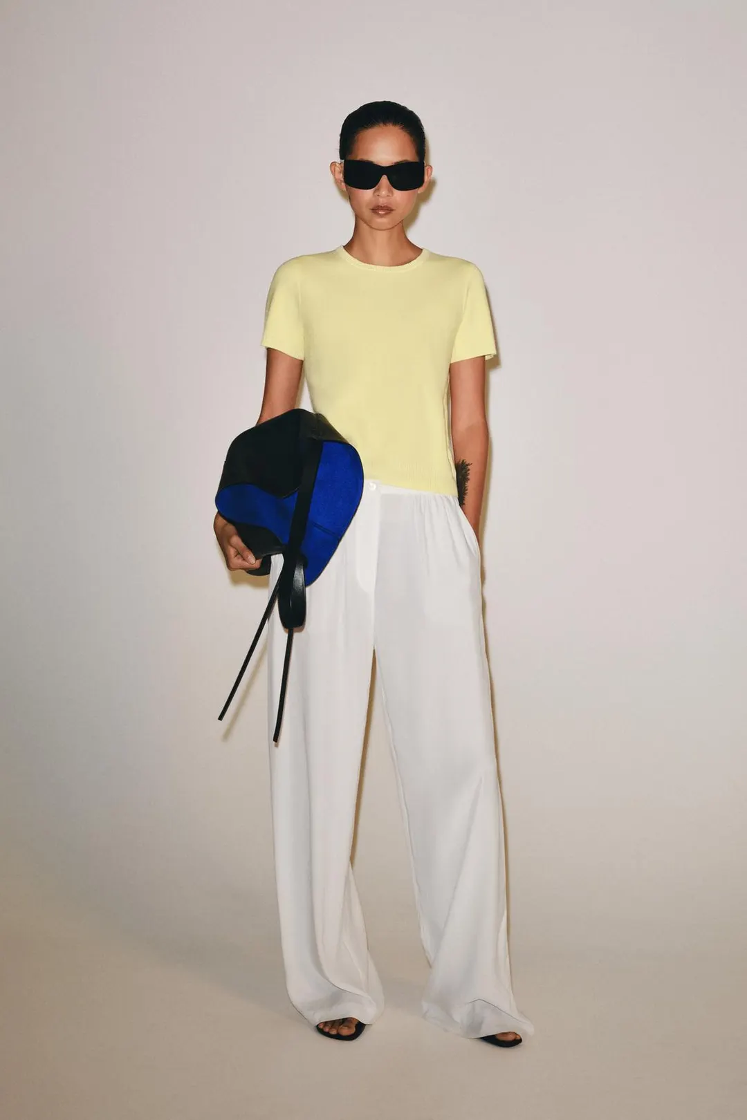 Вязаный топ с короткими рукавами, Zara