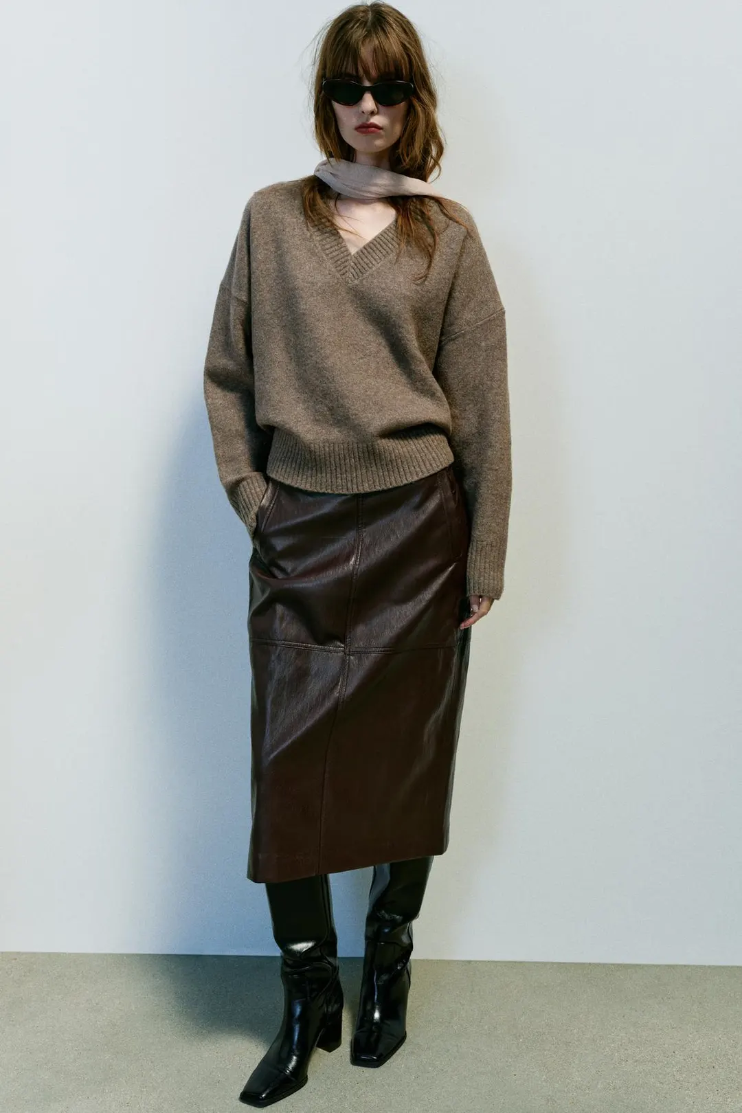 Мягкий вязаный свитер, Zara