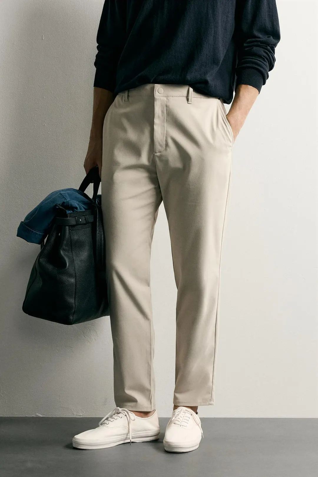 Брюки комфортного зауженного кроя, Zara