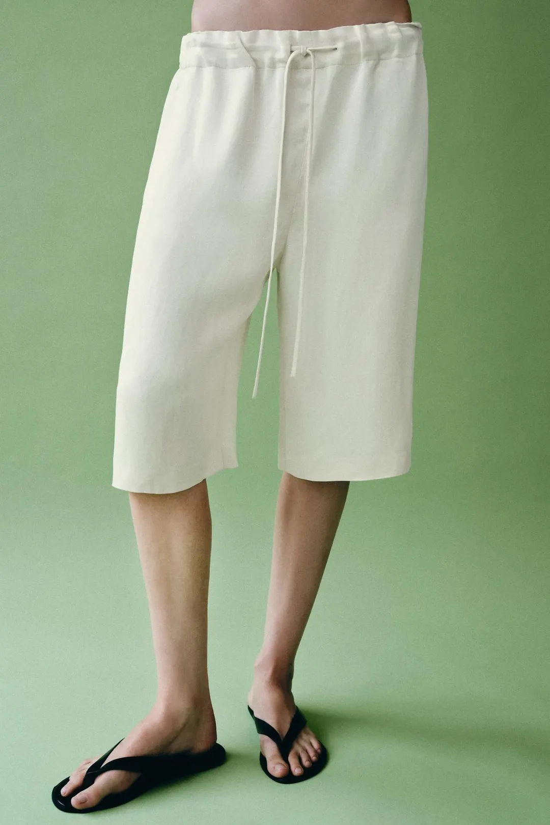 Бермуды в пижамном стиле ZW Collection, Zara