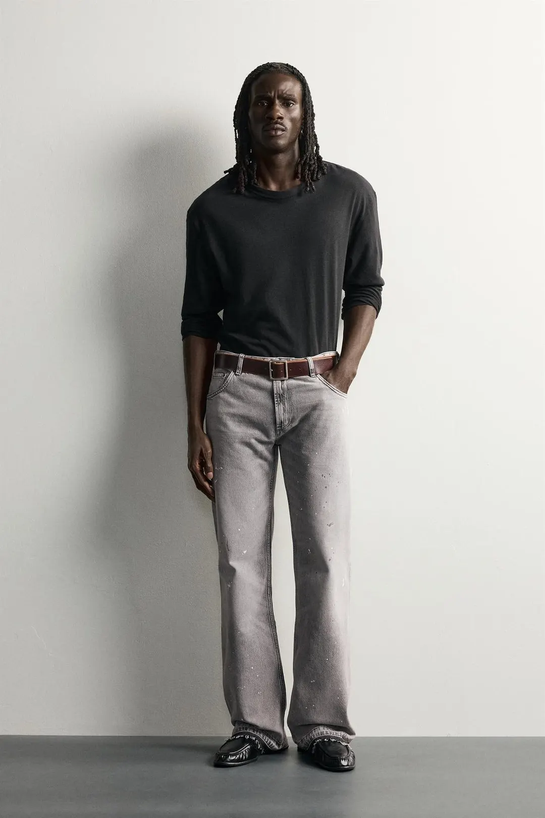 Джинсы буткат с низкой посадкой, Zara