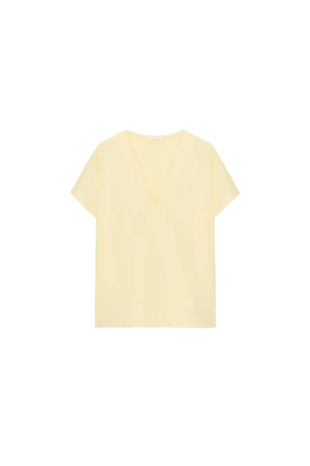 Футболка с V-образным вырезом, Zara