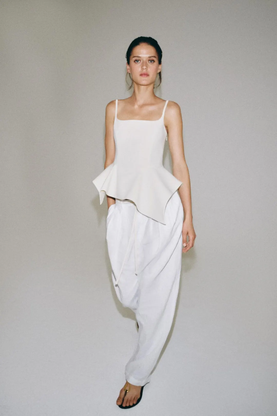 Топ с баской ZW Collection, Zara