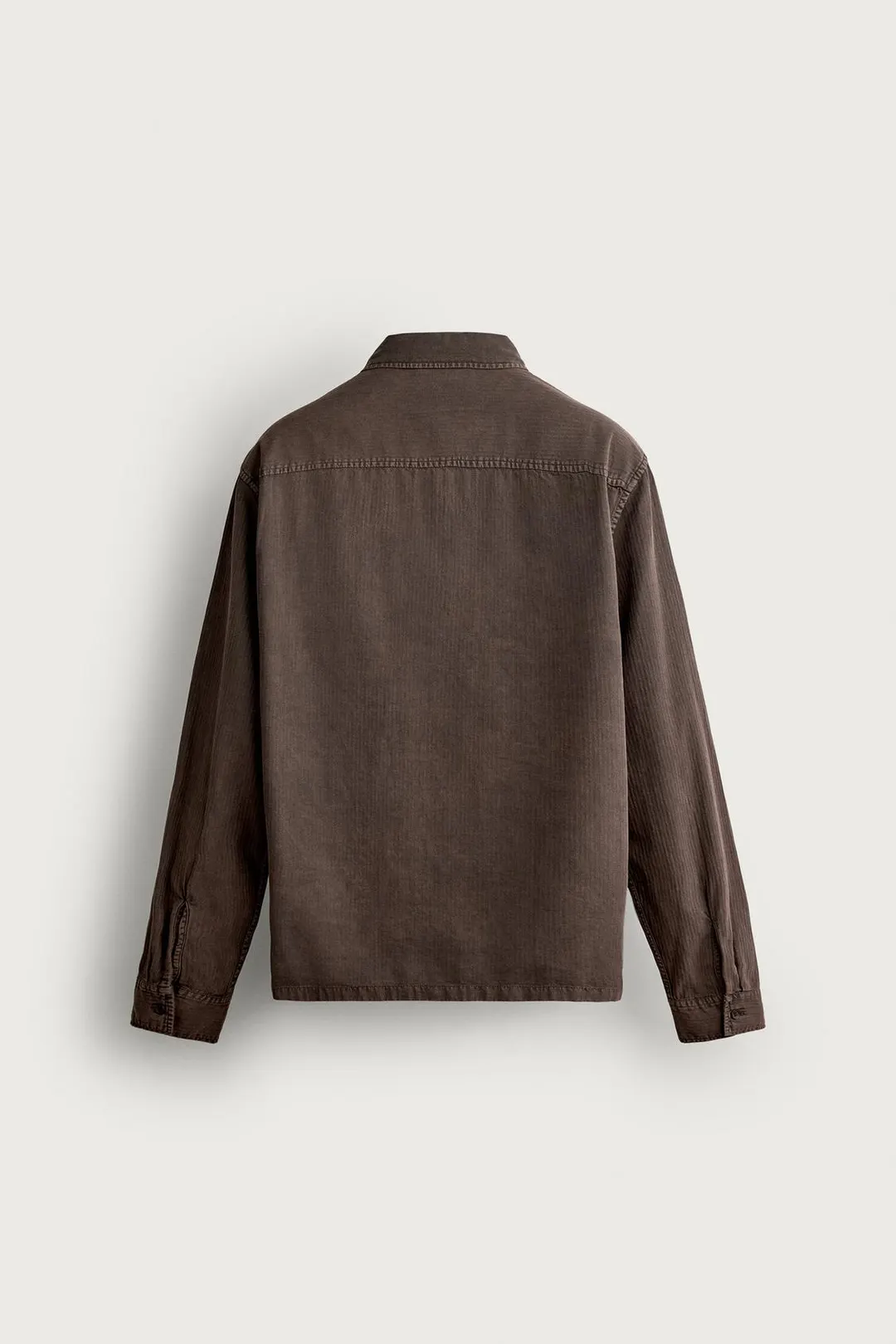 Рубашка в полоску с эффектом стирки, Zara
