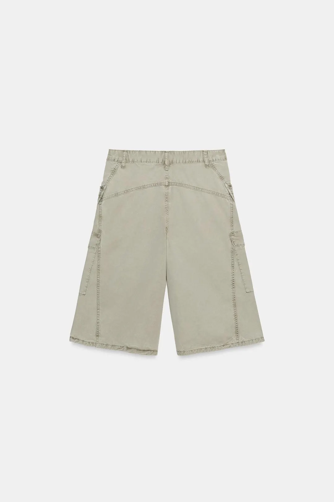 Джинсовые бермуды карго, Zara