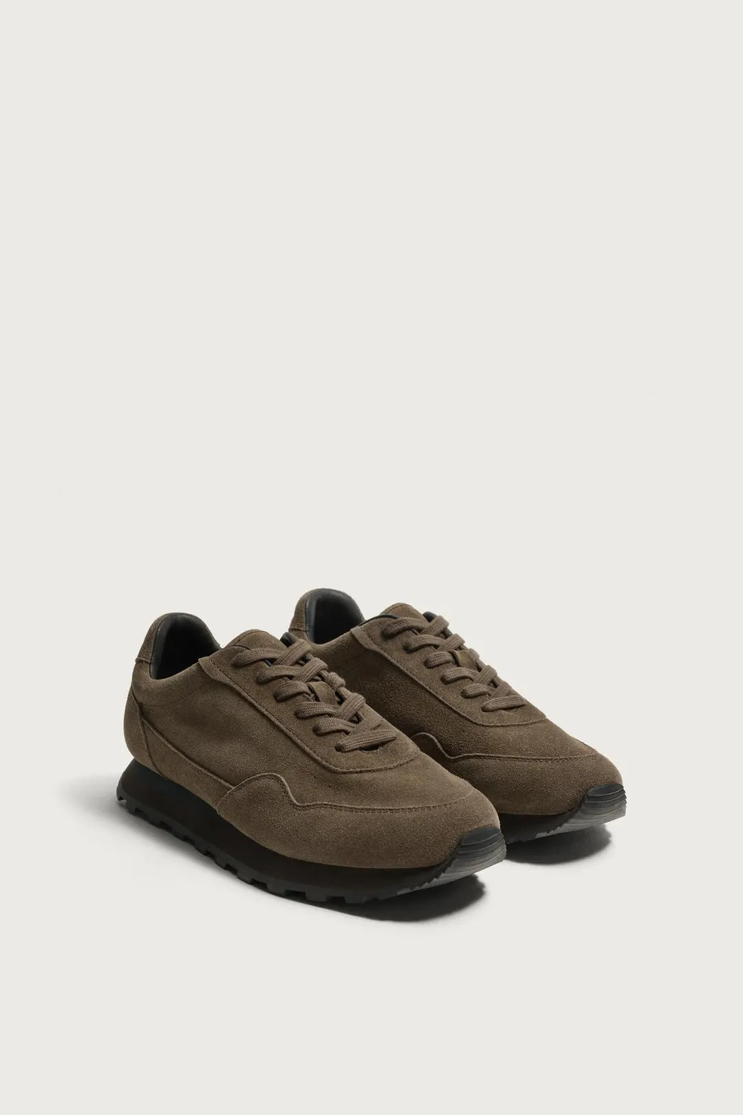 Повседневные кожаные кеды, Zara