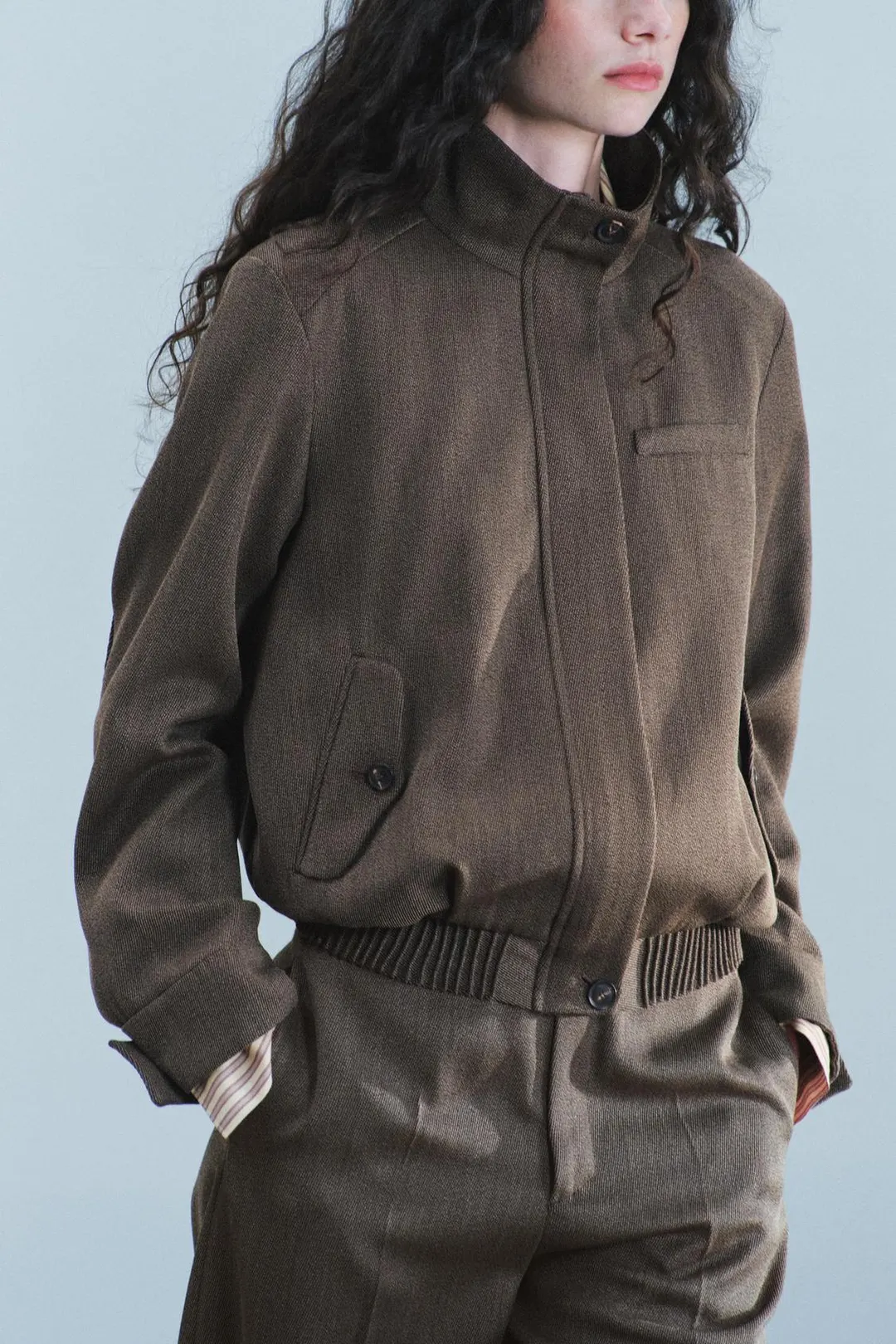Куртка из смесовой шерсти ZW Collection, Zara