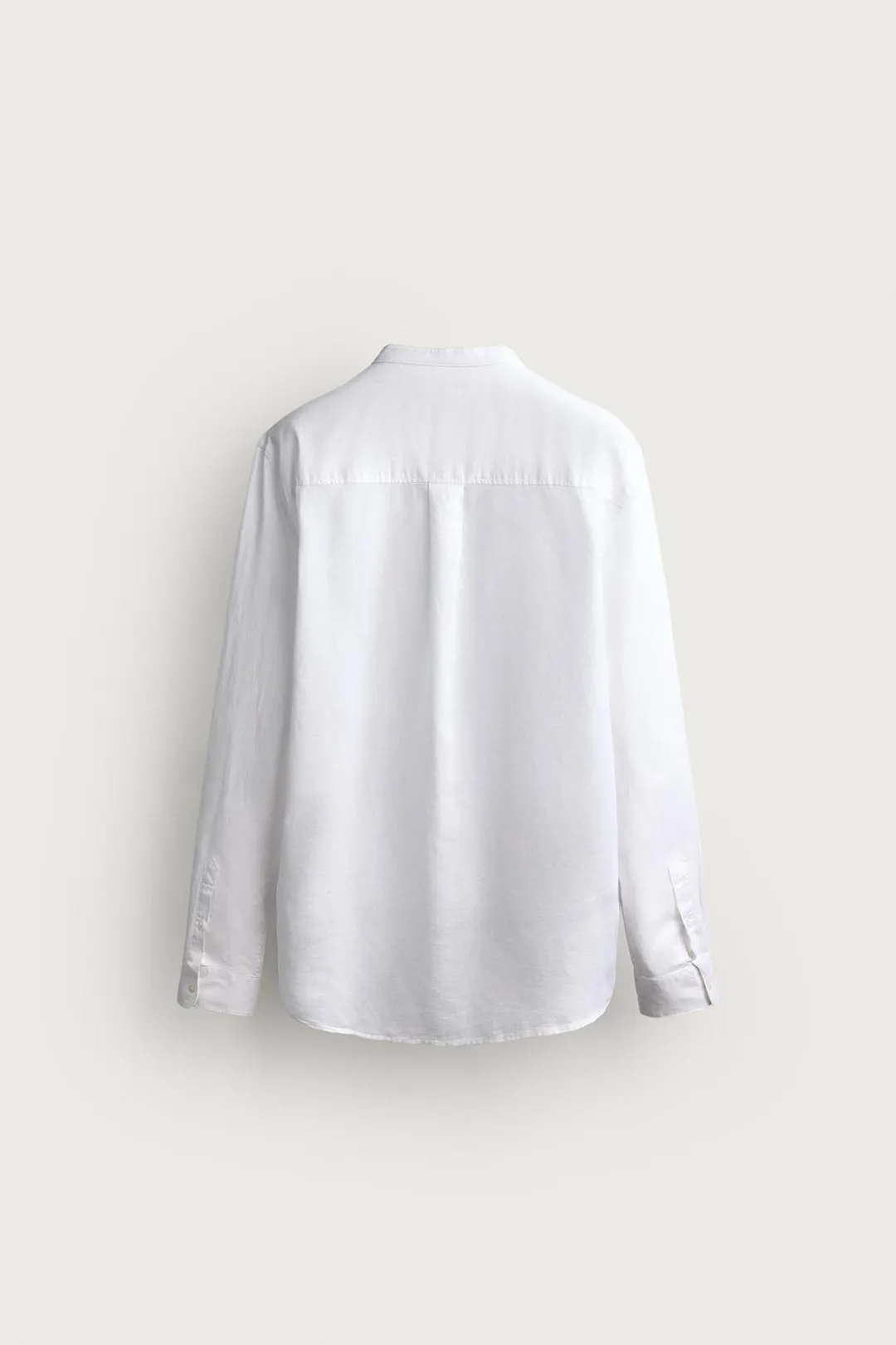 Рубашка свободного кроя из льна и хлопка, Zara