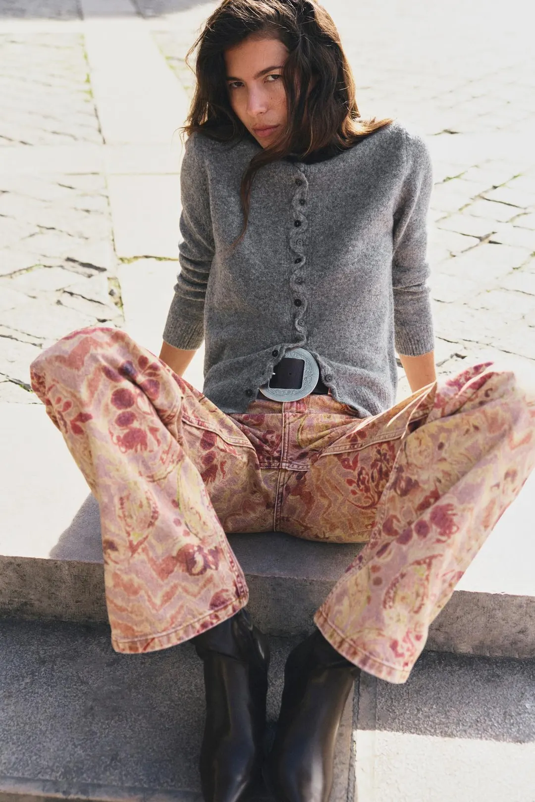 Кардиган с оборками, Zara