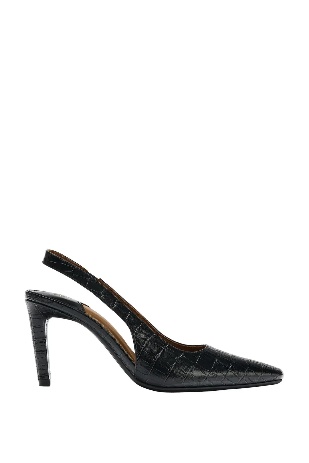 Фактурные туфли с открытой пяткой, Zara