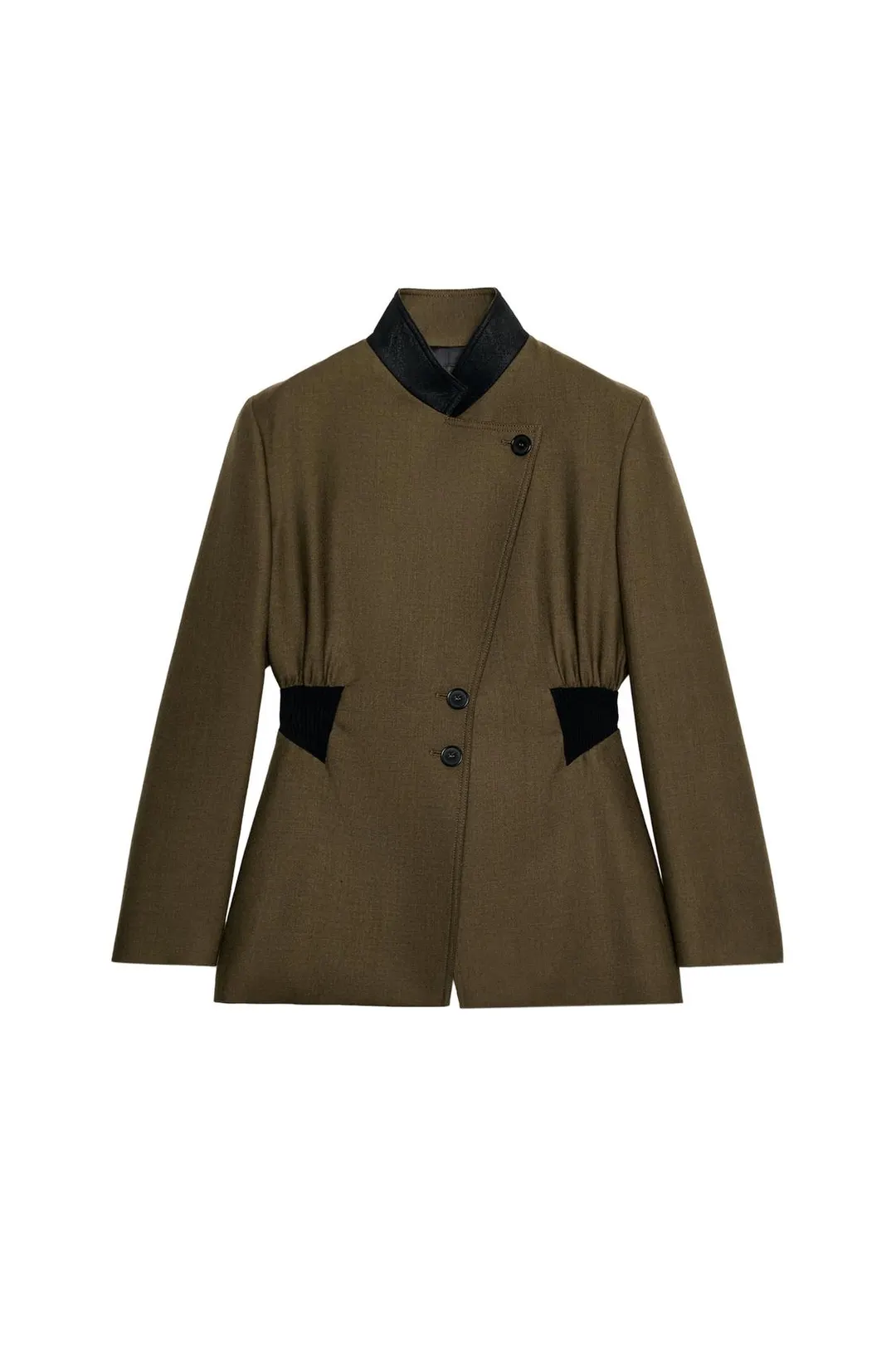 Жакет приталенный из 100% шерсти с эластичной талией ZW Collection, Zara