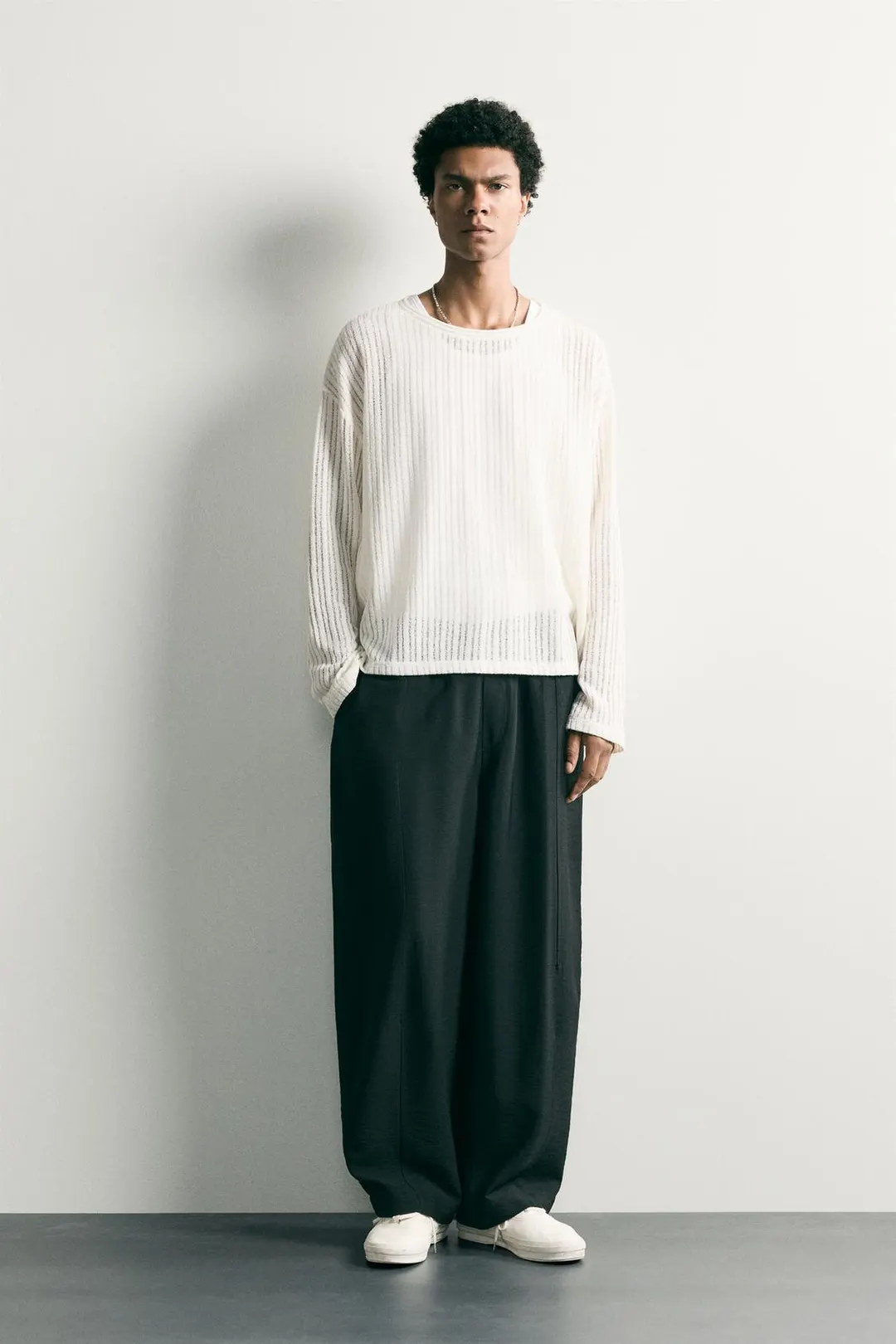 Брюки струящиеся фасона баллон, Zara
