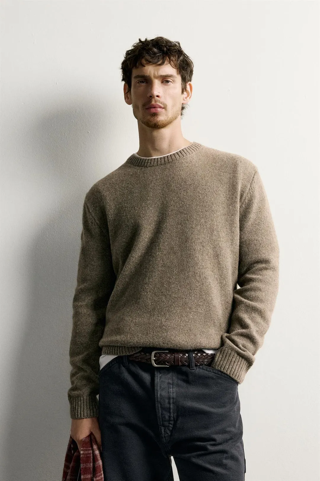 Джемпер прямого кроя из смесовой шерсти, Zara