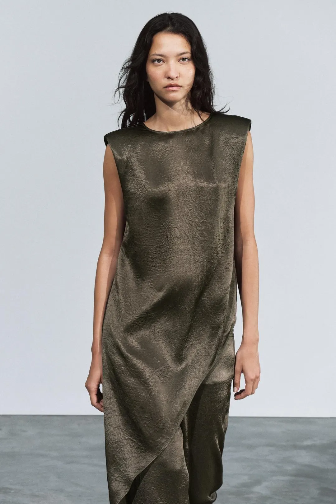 Топ атласный ZW Collection, Zara