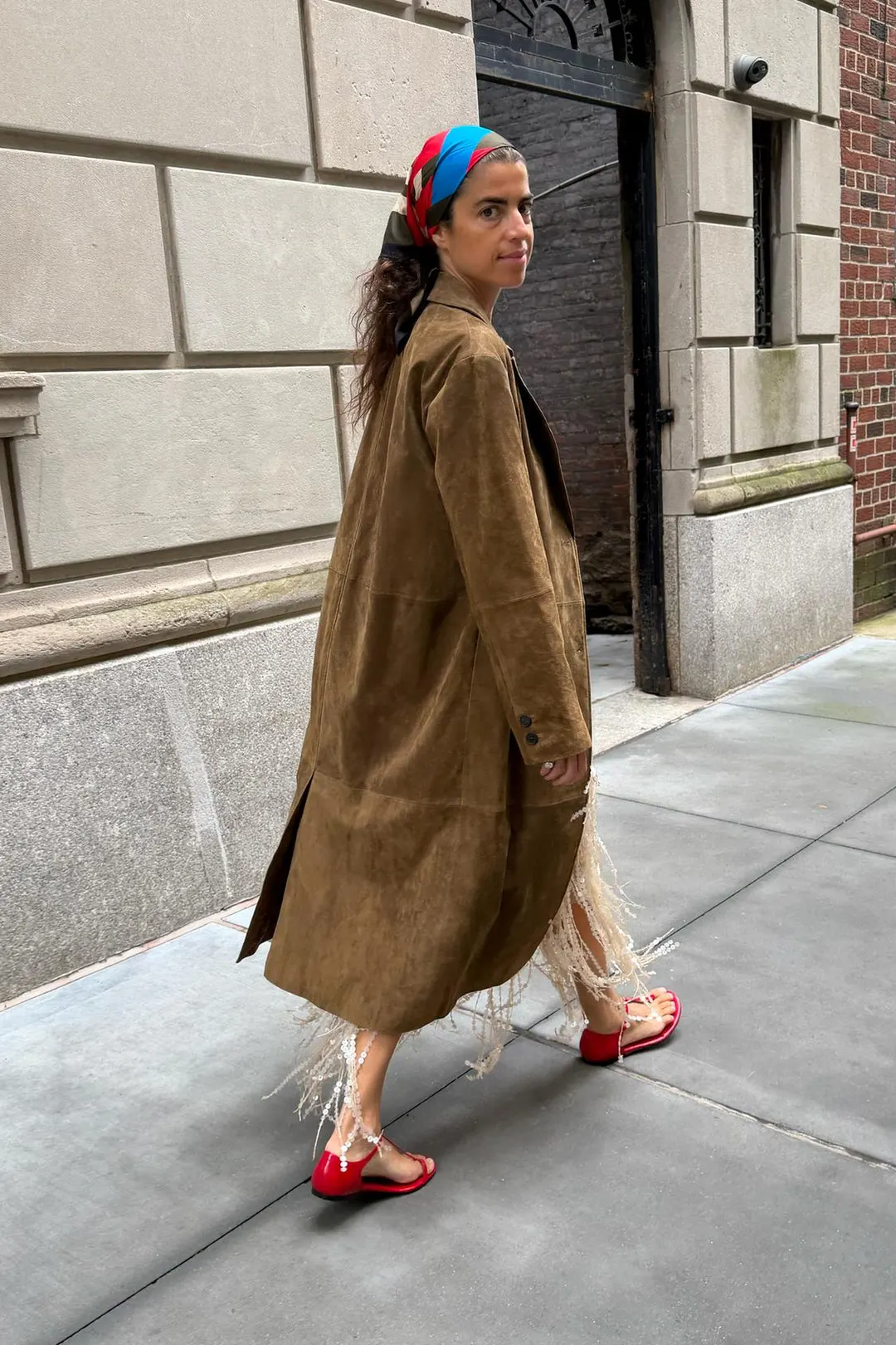 Длинное пальто из 100% кожи ZW Collection, Zara