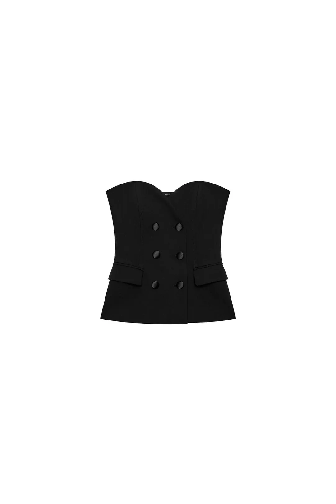 Топ атласный на пуговицах, Zara