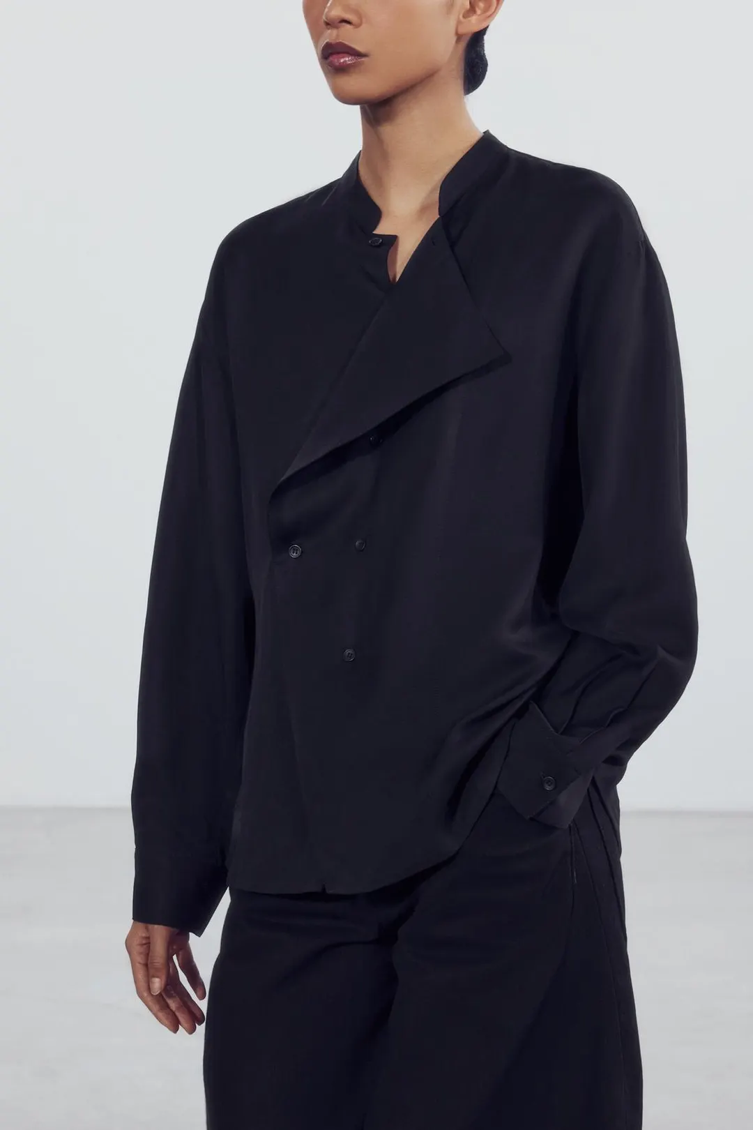 Рубашка с запахом ZW Collection, Zara