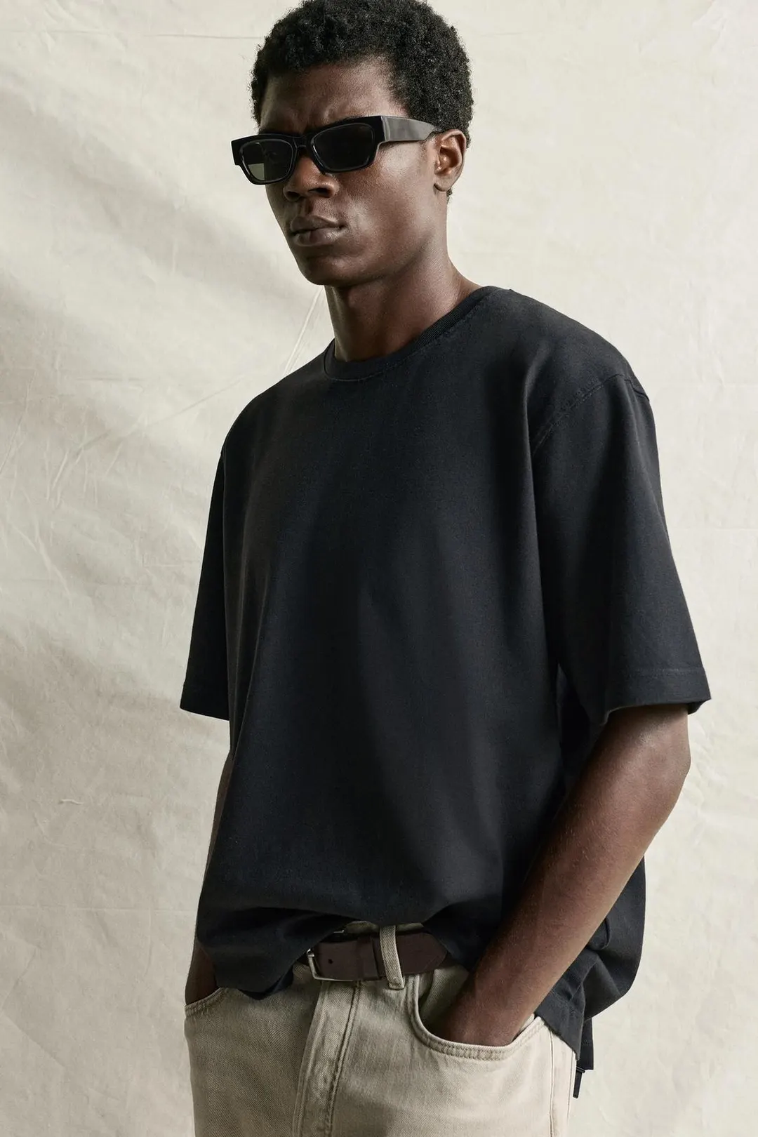 Плотная футболка с короткими рукавами, Zara