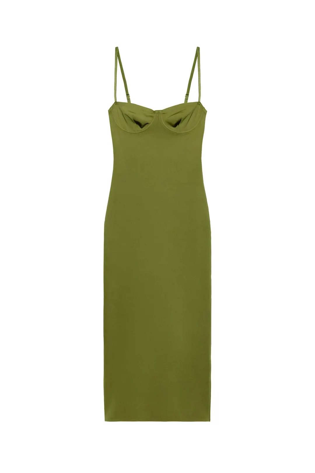 Платье миди из полиамида, Zara