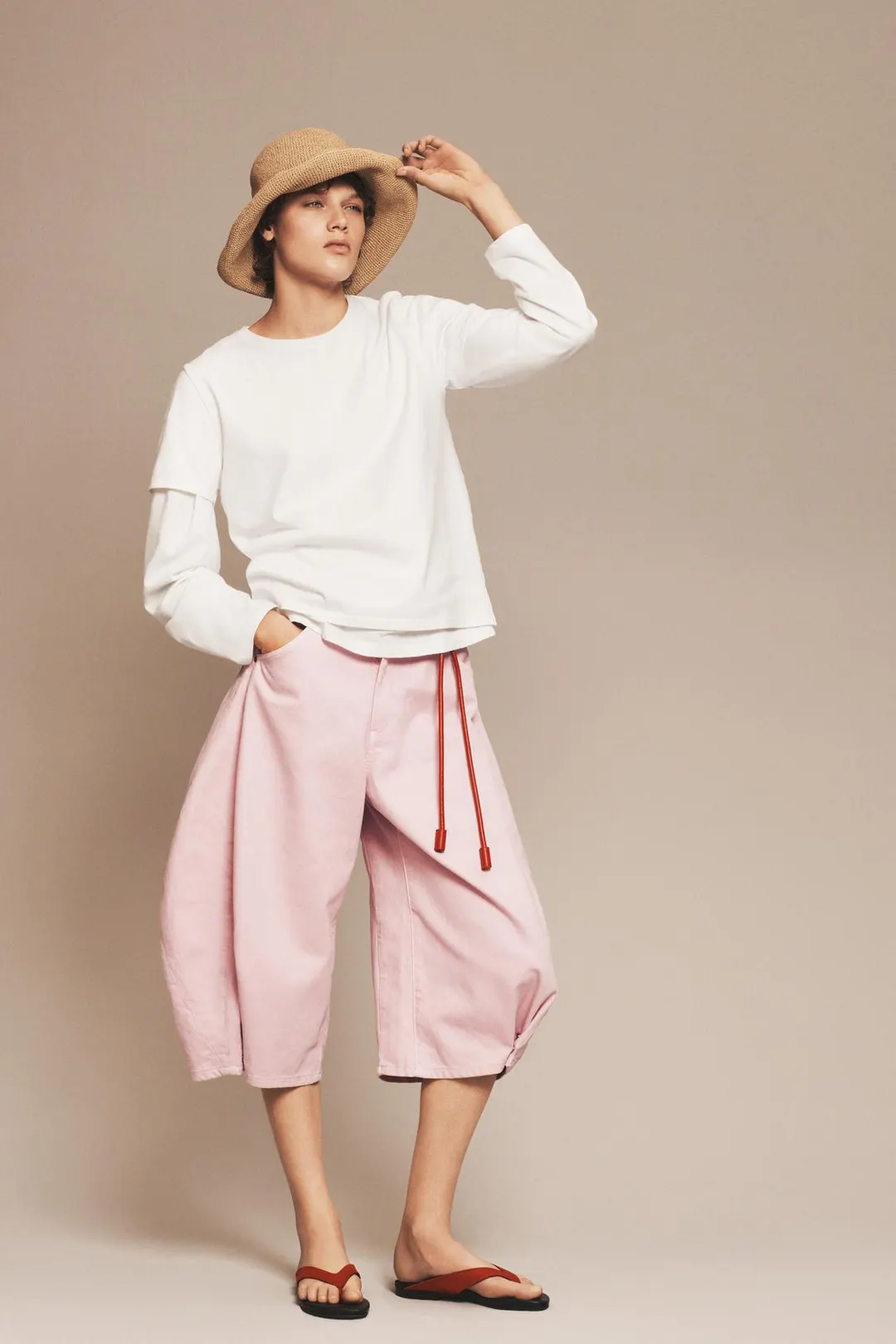 Бермуды со складками THE ITEM ZARA WOMAN, Zara