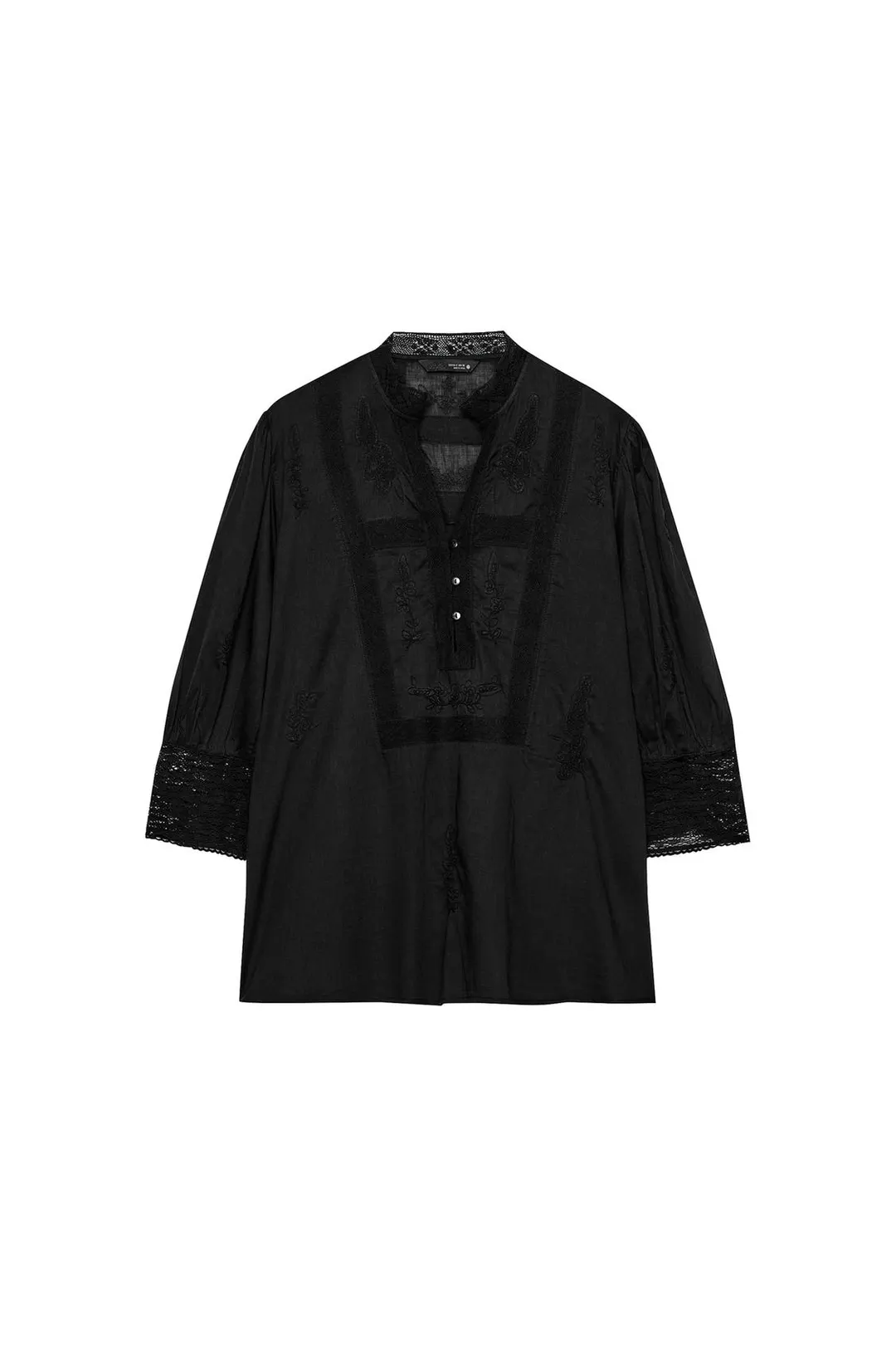 Блузка с вышивкой ZW Collection, Zara