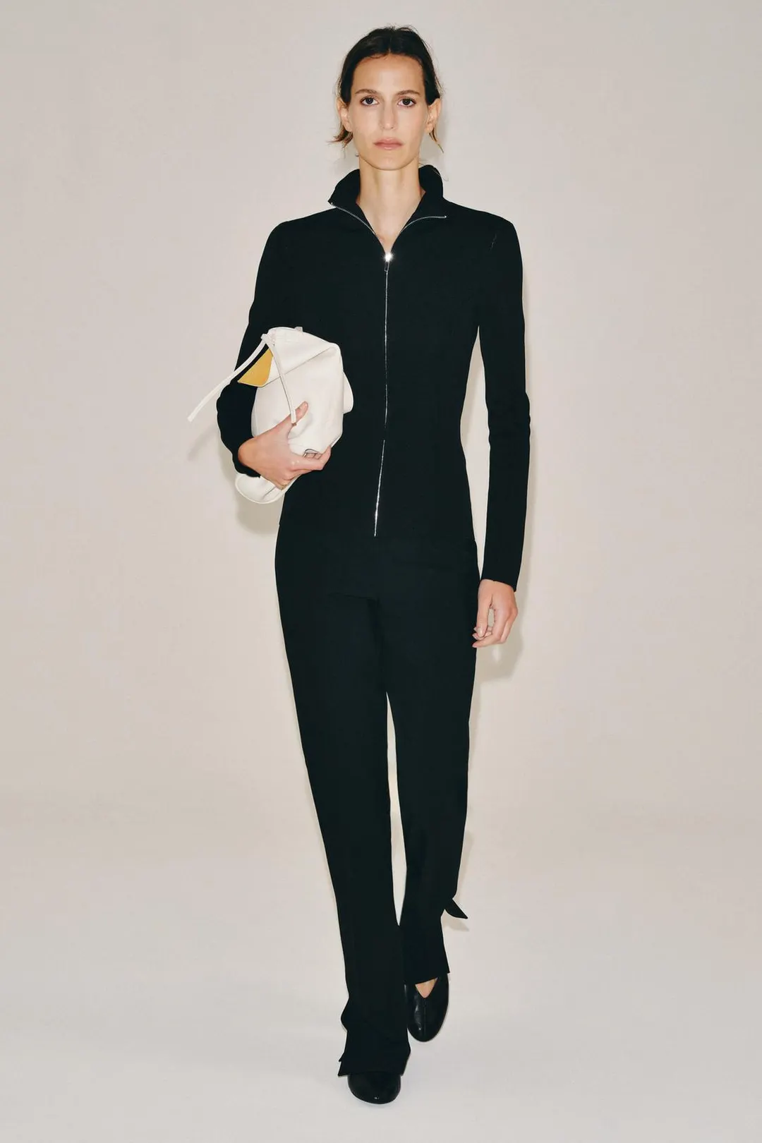 Брюки клеш с разрезами ZW Collection, Zara