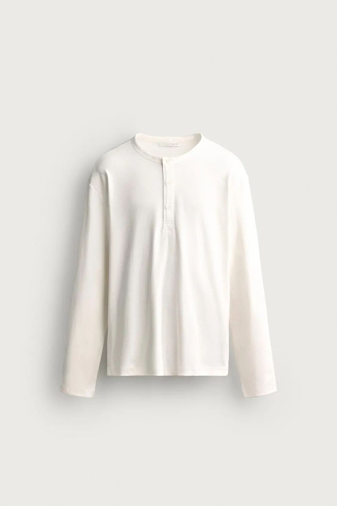 Футболка хенли свободного кроя, Zara