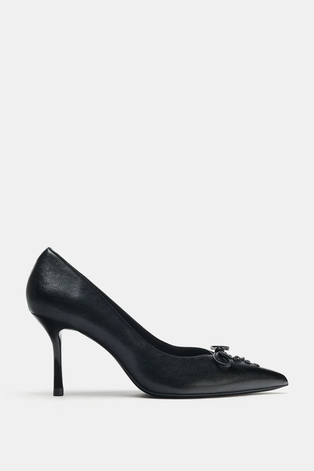 Туфли на высоком каблуке с бантом, Zara