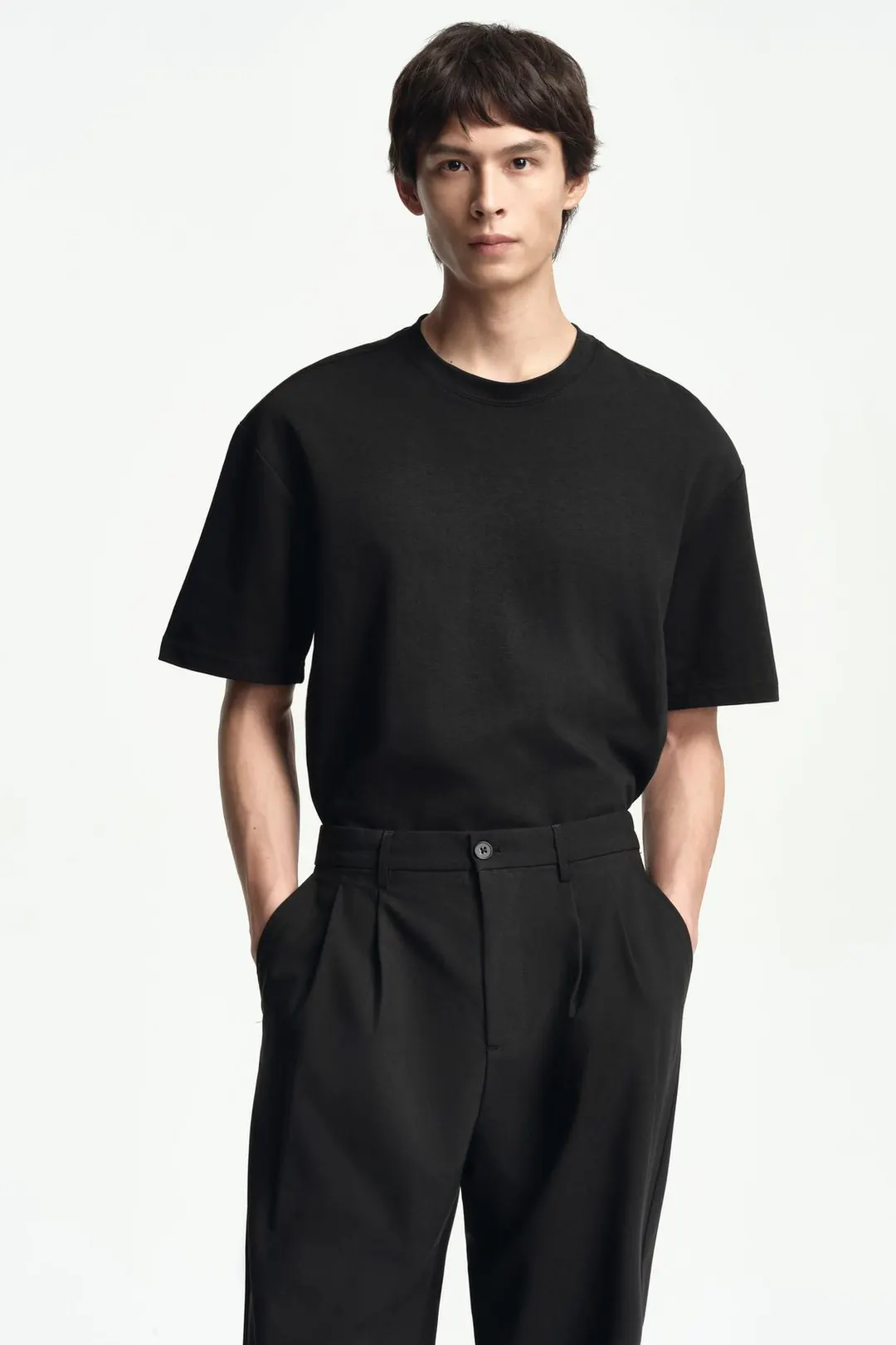 Футболка свободного кроя из интерлока /04, Zara