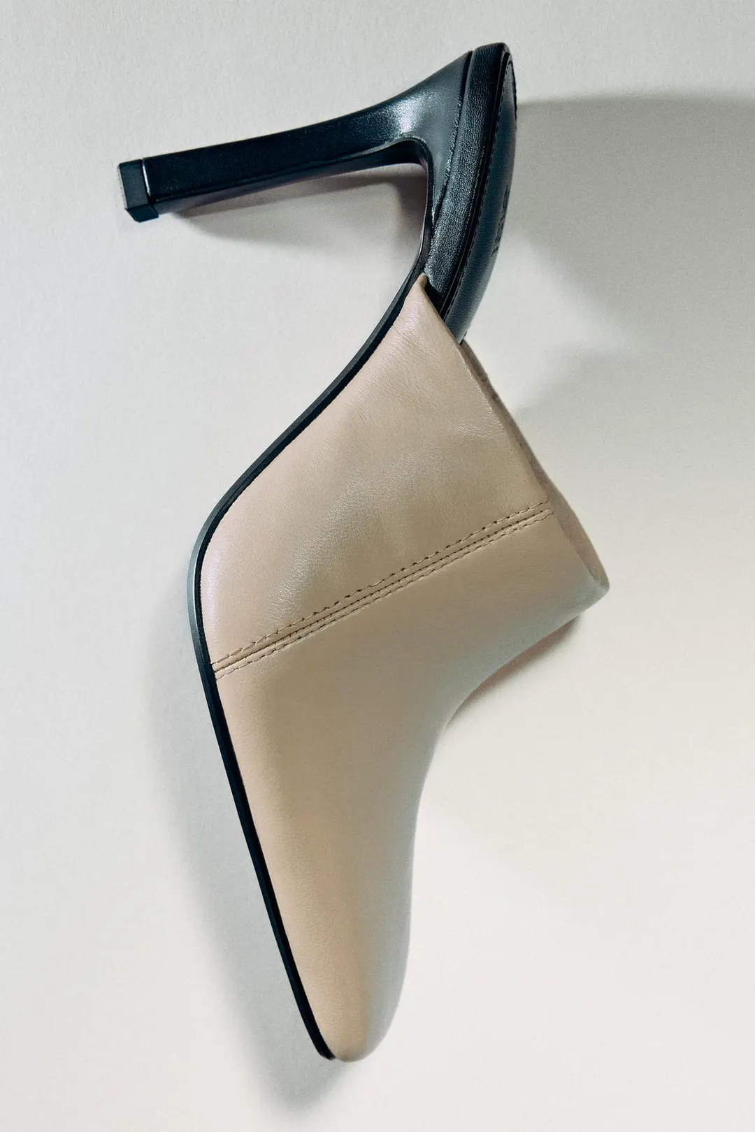 Кожаные мюли на каблуке Limited Edition, Zara