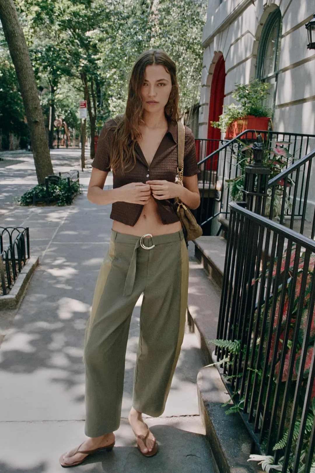 Топ укороченный фактурный, Zara