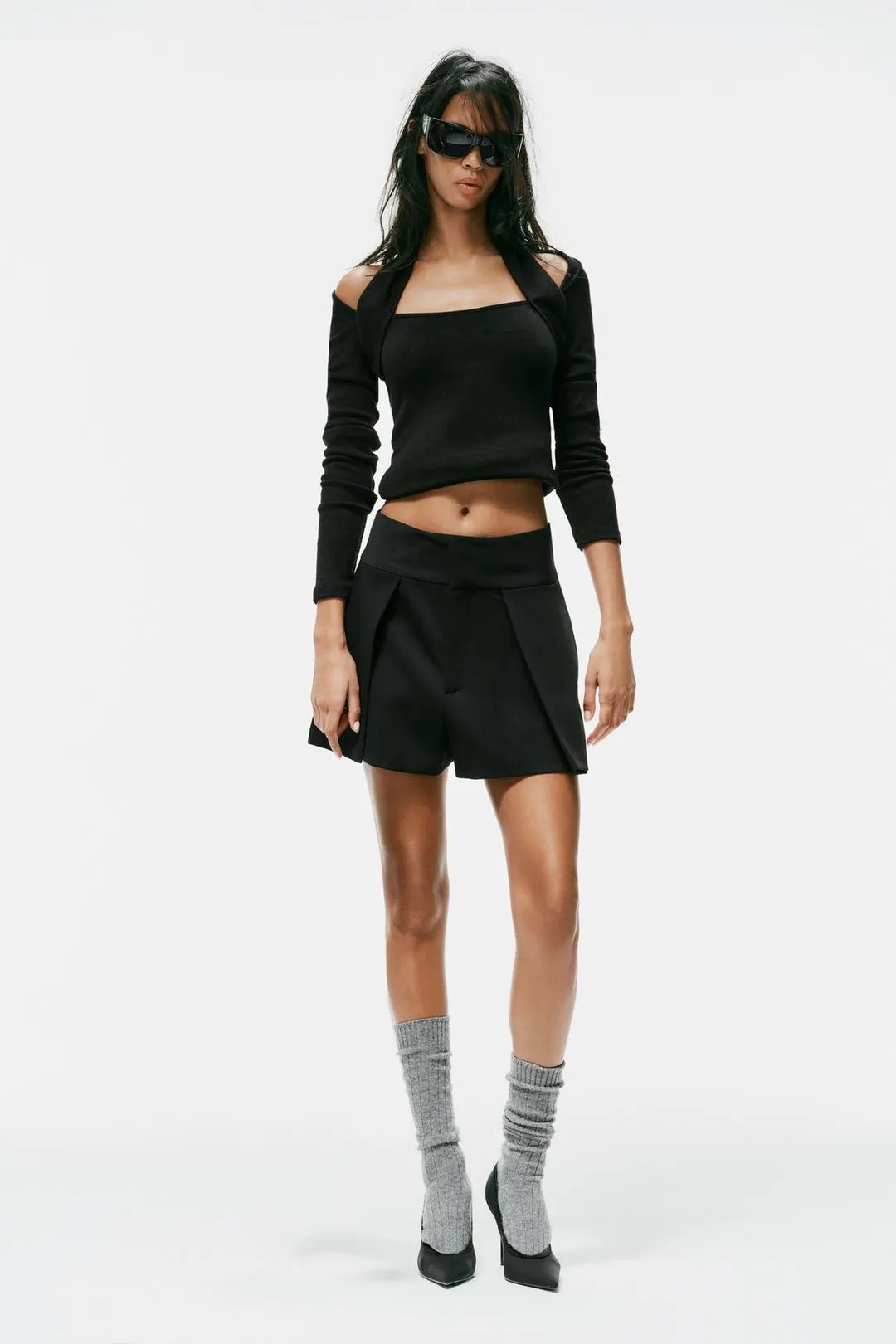 Топ халтер с двойными бретелями, Zara