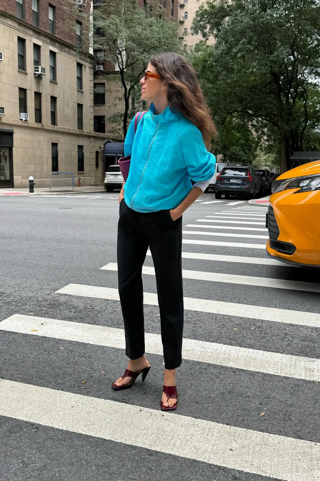 Брюки прямого кроя ZW Collection, Zara
