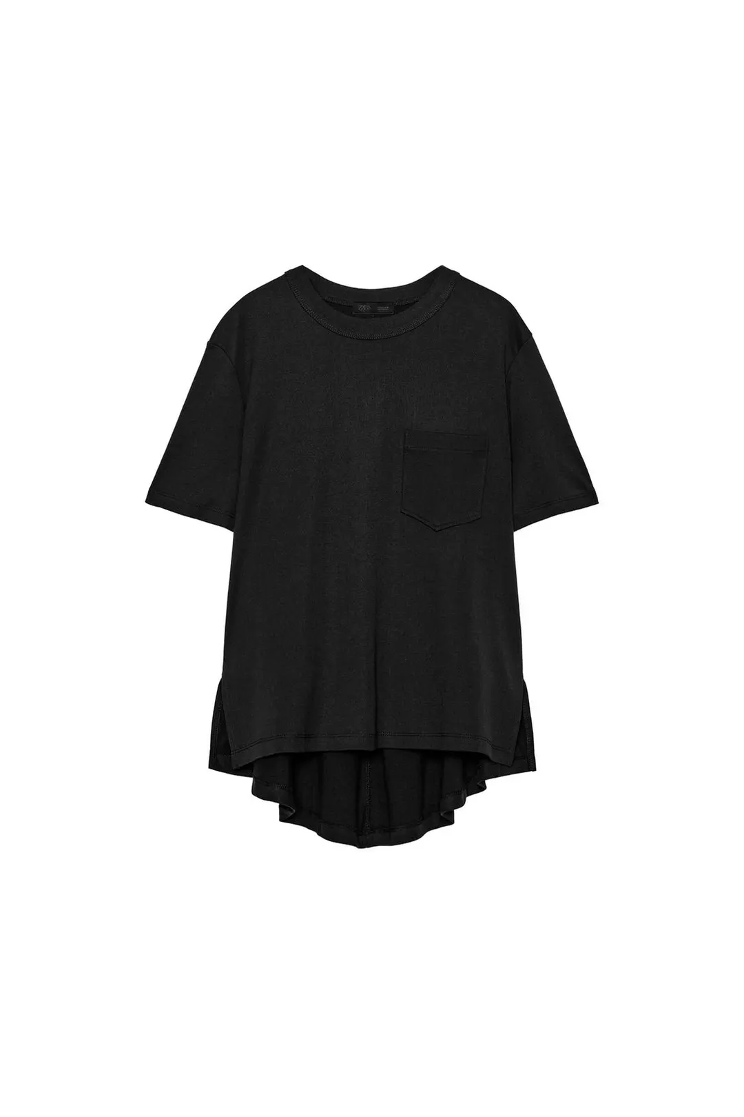Футболка из интерлока с карманом, Zara