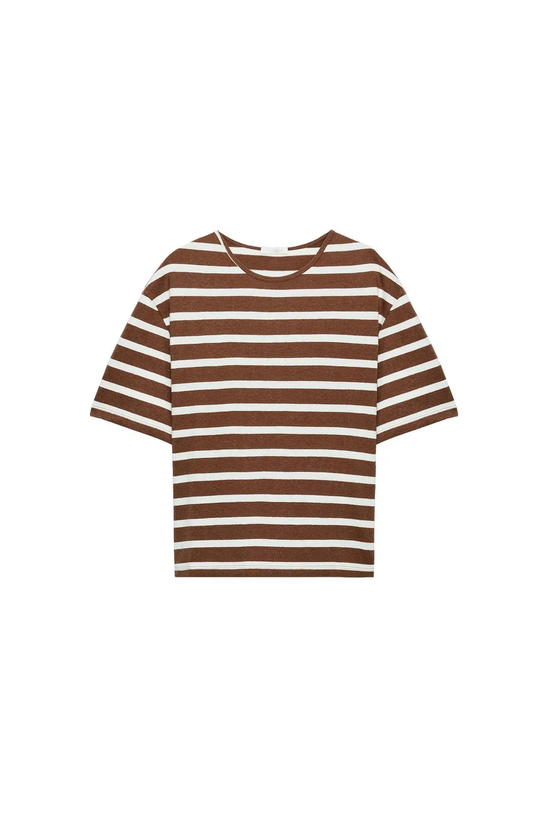 Футболка в полоску с короткими рукавами, Zara
