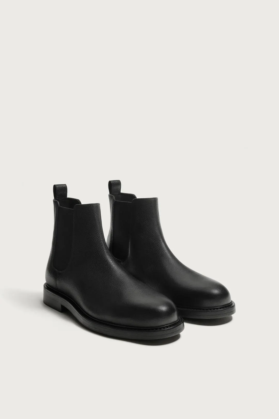 Ботинки челси кожаные, Zara