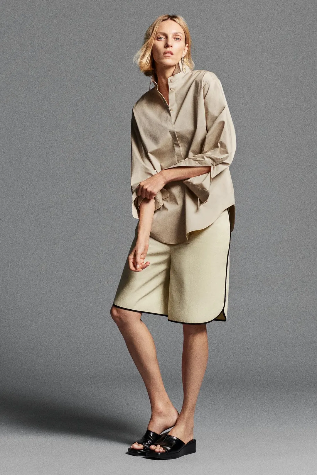 Бермуды с кантом ZW Collection, Zara