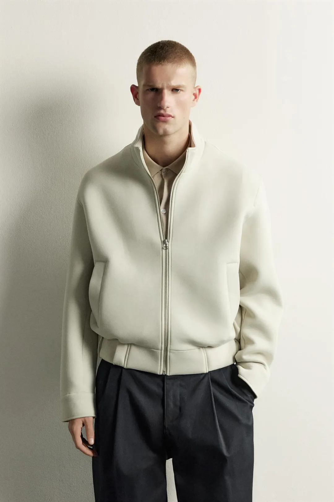 Куртка свободного кроя из технологичной ткани, Zara