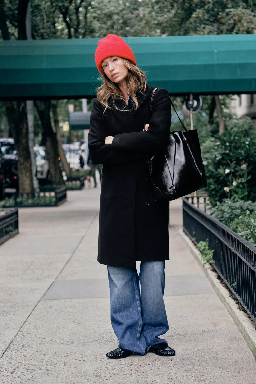 Пальто с мягкими подплечниками, Zara